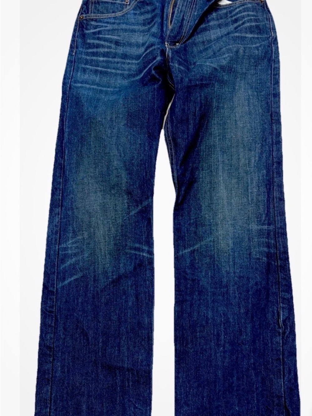 Levi’s Factory Sample Jeans Men’s 34x32 | Dark Wash Straight Leg | Rare Collecti